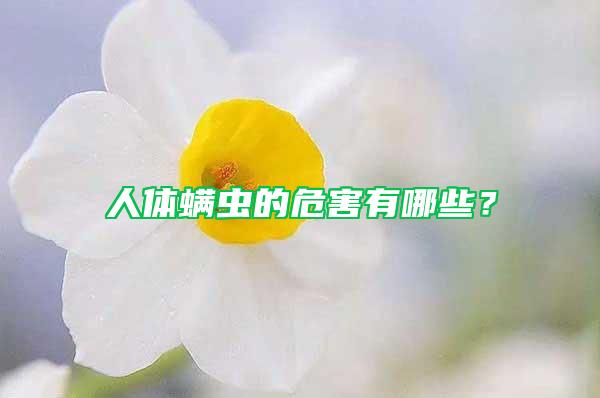 人體螨蟲(chóng)的危害有哪些？