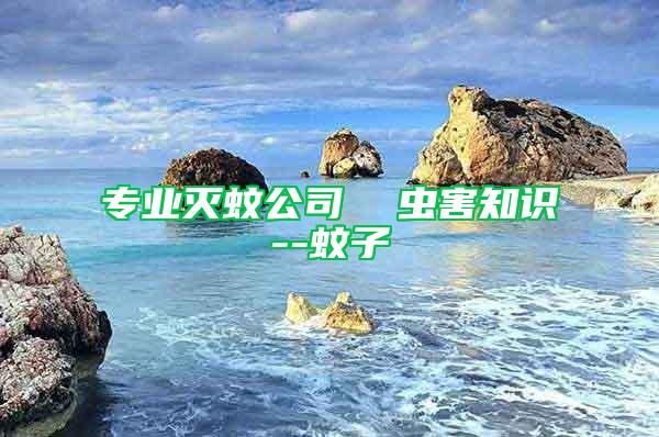 專業滅蚊公司  蟲害知識--蚊子