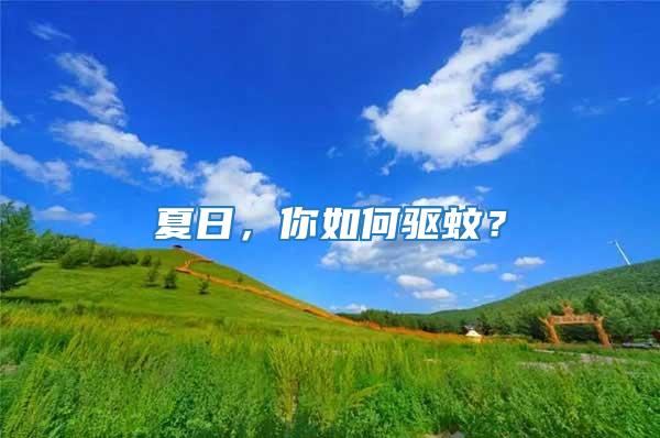 夏日，你如何驅蚊？