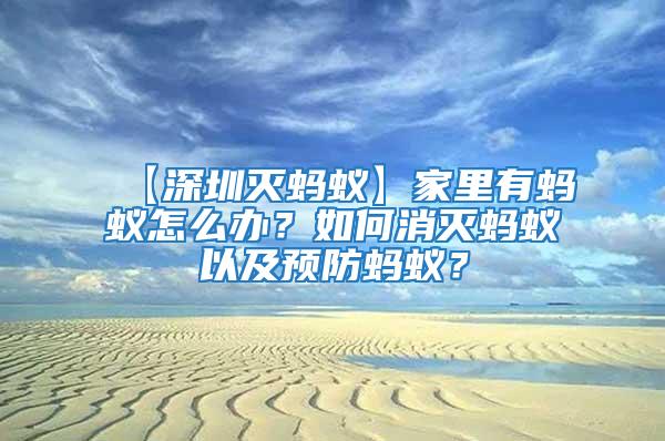 【深圳滅螞蟻】家里有螞蟻怎么辦？如何消滅螞蟻以及預(yù)防螞蟻？