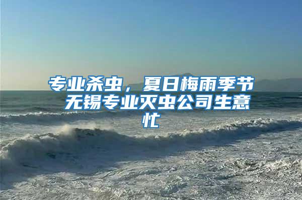 專業(yè)殺蟲，夏日梅雨季節(jié) 無錫專業(yè)滅蟲公司生意忙