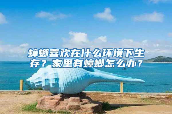 蟑螂喜歡在什么環境下生存？家里有蟑螂怎么辦？