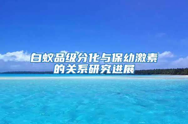白蟻品級分化與保幼激素的關系研究進展