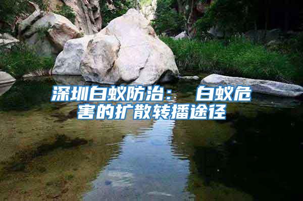 深圳白蟻防治： 白蟻危害的擴散轉(zhuǎn)播途徑