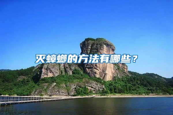 滅蟑螂的方法有哪些？