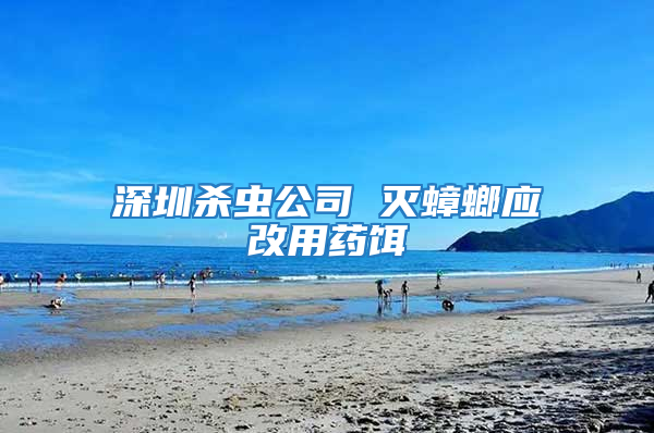 深圳殺蟲公司 滅蟑螂應改用藥餌