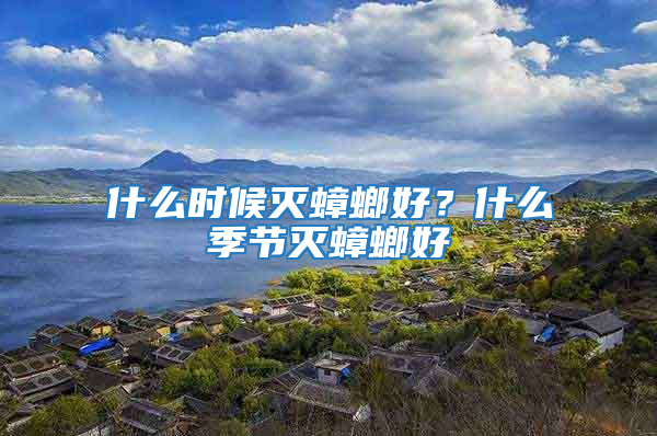 什么時(shí)候滅蟑螂好？什么季節(jié)滅蟑螂好